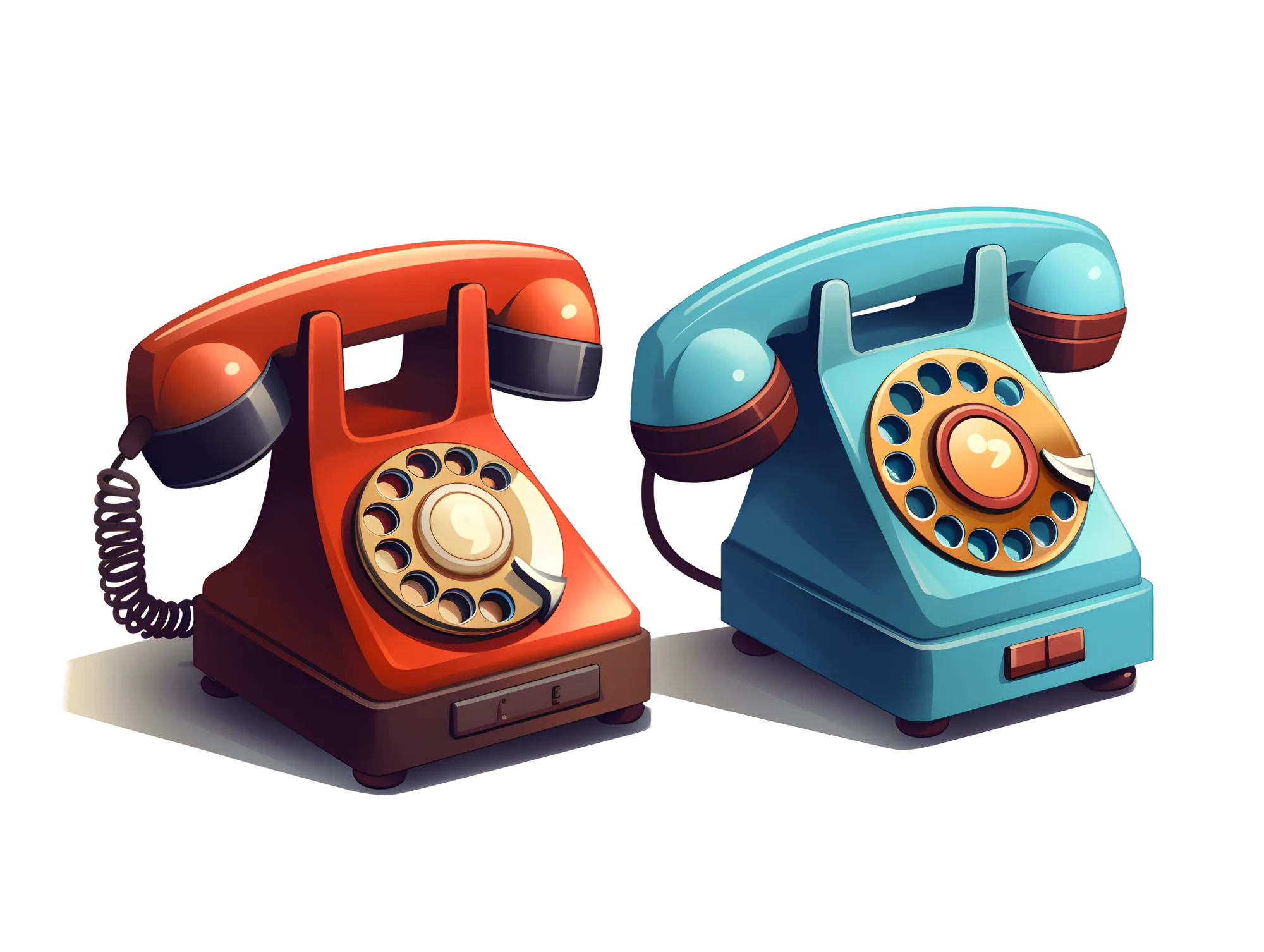 old phones image to illustrate minitalk