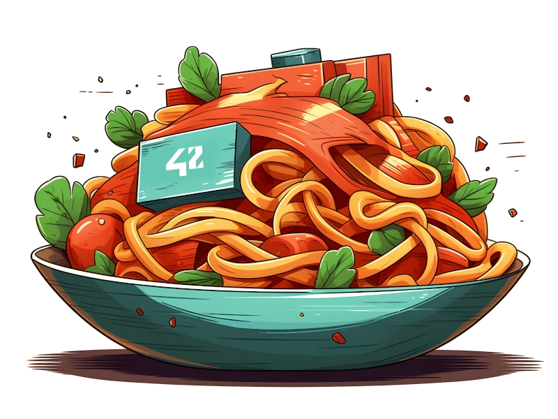 spaghettis image to illustrate the Philosophers's problem
