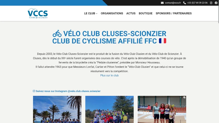 screenshot du site vccs.fr